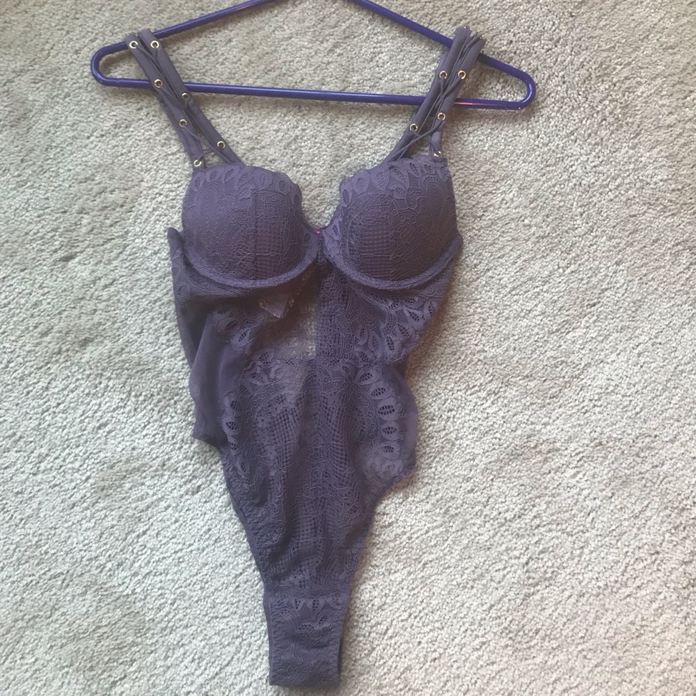 Sexy purple bodysuit